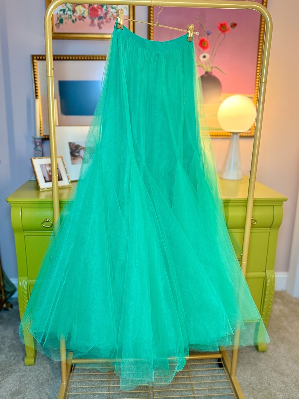Hutch (Anthropologie) Greene Tulle Mermaid Skirt - Size S - NWT